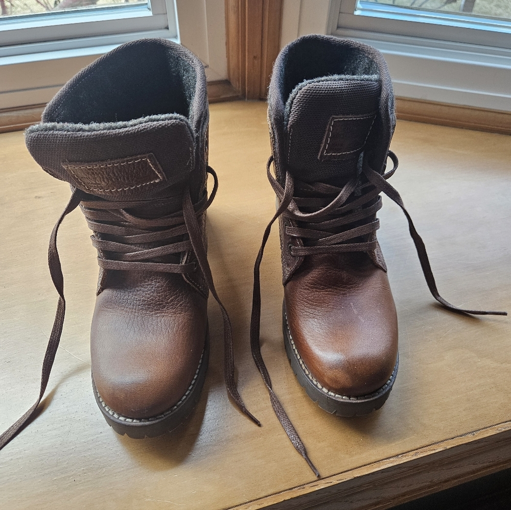Bull Boxer Leather Ankle Boots
